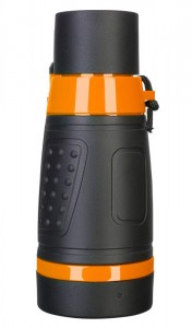Levenhuk LabZZ WTT10 narancssárga walkie-talkie és kétszemes távcső készlet
