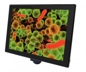 Levenhuk MED 5M digitális mikroszkóp-kamera 9,4 LCD-kijelzővel