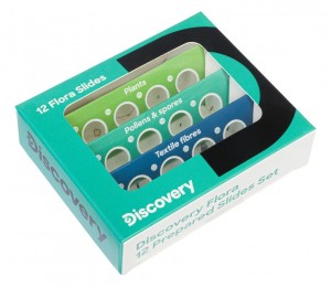 Discovery Flora – 12 előkészített tárgylemez-készlet