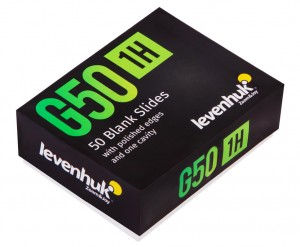 Levenhuk G50 1H egy üreges üres tárgylemez (50 darab) (73808)
