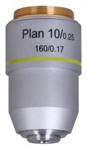 Levenhuk MED 10x plan-akromatikus objektív