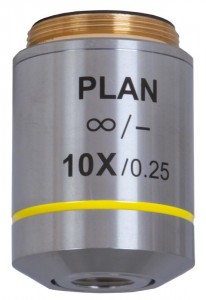 Levenhuk MED 10x végtelen-plan-akromatikus objektív
