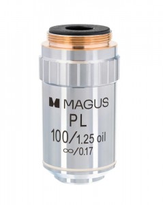 MAGUS MP100 OIL 100x/1,25 ∞/0,17 végtelen sík objektív