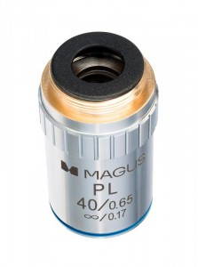 MAGUS MP40 40x/0,65 ∞/0,17 végtelen sík objektív
