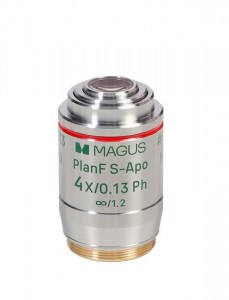 MAGUS SPH360 fáziskontraszt eszköz, Plan S-Apo Ph 4х/10х/20х/40х/60х H60 mm-es objektívekből álló készlettel