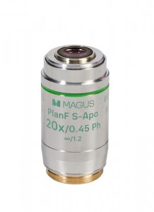 MAGUS SPH360 fáziskontraszt eszköz, Plan S-Apo Ph 4х/10х/20х/40х/60х H60 mm-es objektívekből álló készlettel