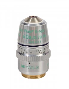 MAGUS SPH360 fáziskontraszt eszköz, Plan S-Apo Ph 4х/10х/20х/40х/60х H60 mm-es objektívekből álló készlettel