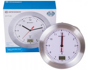 Bresser MyTime Bath vízálló fali óra, fehér (73786)