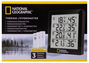 Bresser National Geographic hőmérő / higrométer, fekete