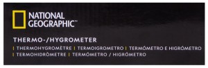 Bresser National Geographic hőmérő / higrométer, fekete