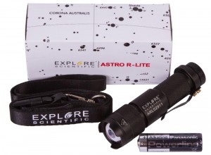 Explore Scientific zseblámpa, piros
