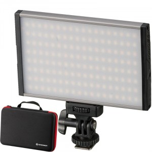 Bresser PT Pro 15B kétszínű LED videólámpa tokkal