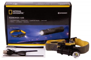 Bresser National Geographic ILUMINOS 450 LED zseblámpa fejpánttal