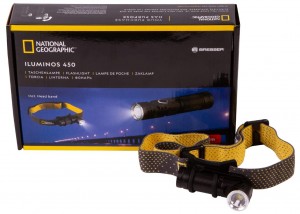 Bresser National Geographic ILUMINOS 450 LED zseblámpa fejpánttal