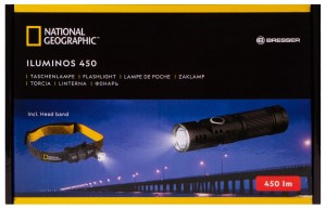 Bresser National Geographic ILUMINOS 450 LED zseblámpa fejpánttal