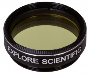 Explore Scientific világos sárga N8 1,25 colos szűrő teleszkópokhoz (74791)