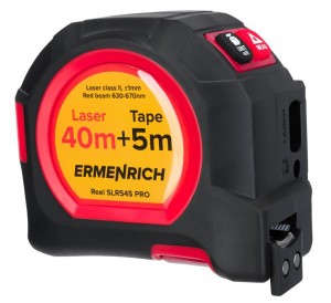 Ermenrich Reel SLR545 PRO Lézeres mérőszalag (Fekete)