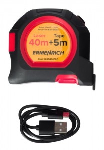 Ermenrich Reel SLR545 PRO Lézeres mérőszalag (Fekete)