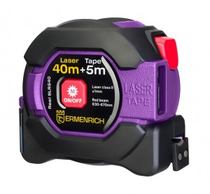 Ermenrich Reel SLR540 Lézeres mérőszalag (Lila)