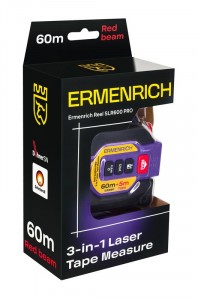 Ermenrich Reel SLR600 PRO 3-az-1-ben lézeres mérőszalag