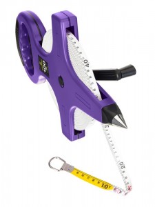 Ermenrich Reel SL100 földmérő mérőszalag (Lila)