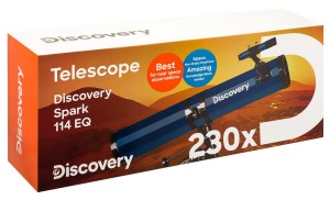 Discovery Spark 114 EQ teleszkóp Angol könyvvel