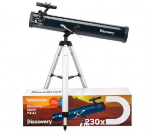 Discovery Spark 114 AZ teleszkóp Angol könyvvel