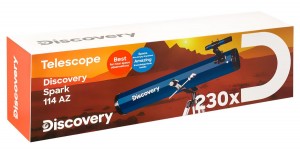Discovery Spark 114 AZ teleszkóp Angol könyvvel