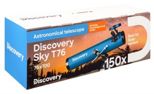 Discovery Sky T76 teleszkóp könyvvel