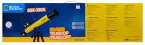 Bresser National Geographic 50/600 AZ teleszkóp tartóval