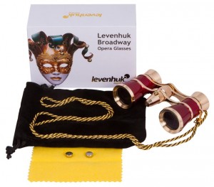 Levenhuk Broadway 325F színházi látcső (piros, LED-fénnyel és lánccal)Levenhuk Broadway 325F színházi látcső (piros, LED-fénnyel és lánccal)