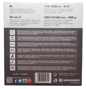 Bresser Pirsch 8x56 kétszemes távcső (71127)