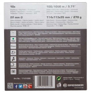 Bresser Pirsch 10x26 kétszemes távcső (73031)