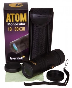 Levenhuk Atom 10–30x30 egyszemes távcső (74096)