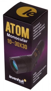 Levenhuk Atom 10–30x30 egyszemes távcső (74096)
