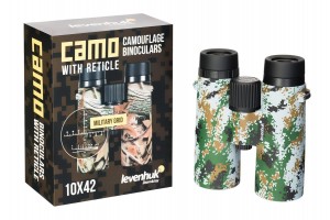 Levenhuk Camo 10x42 kétszemes távcső irányzékkal (Pixel)