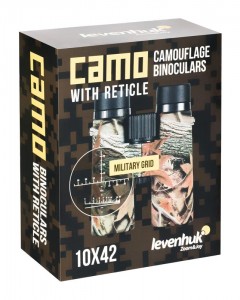 Levenhuk Camo 10x42 kétszemes távcső irányzékkal (Moha)