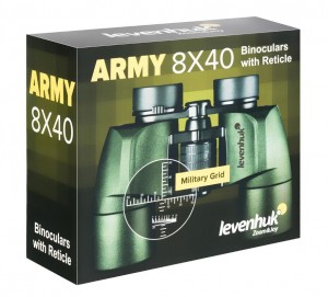 Levenhuk Army 8x40 kétszemes távcső irányzékkal