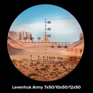 Levenhuk Army 7x50 kétszemes távcső irányzékkal