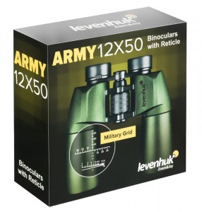 Levenhuk Army 12x50 kétszemes távcső irányzékkal