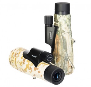 Levenhuk Camo 10x56 egyszemes távcső irányzékkal (Fenyő)