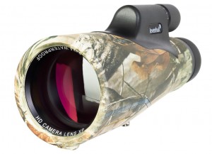 Levenhuk Camo 10x56 egyszemes távcső irányzékkal (Fenyő)