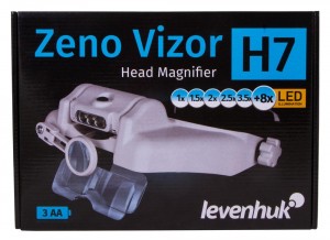 Levenhuk Zeno Vizor H7 fejre rögzíthető nagyító