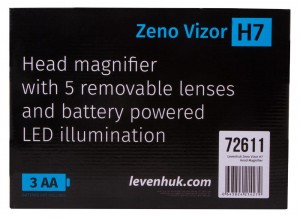Levenhuk Zeno Vizor H7 fejre rögzíthető nagyító