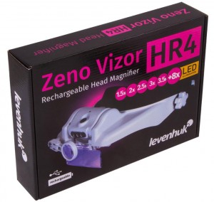 Levenhuk Zeno Vizor HR4 fejre rögzíthető, tölthető nagyító