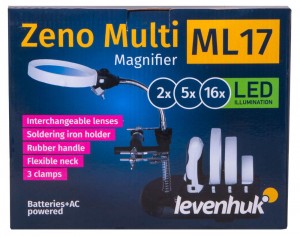 Levenhuk Zeno Multi ML17 fekete nagyító