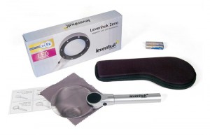 Levenhuk Zeno 400 LED-lámpás nagyító, 2/4x, 88/21 mm, fém