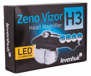 Levenhuk Zeno Vizor H3 fejre szerelhető nagyító
