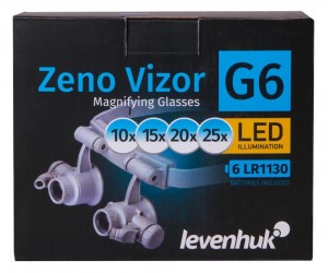 Levenhuk Zeno Vizor G6 nagyítószemüveg