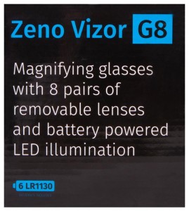 Levenhuk Zeno Vizor G8 nagyítószemüveg